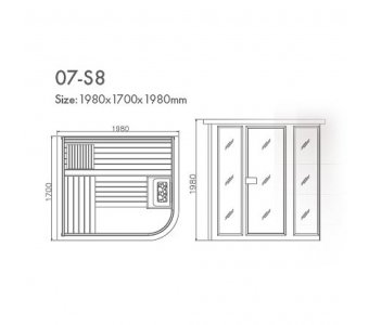 Традиционная сауна Koy H07-S8 - фото 4